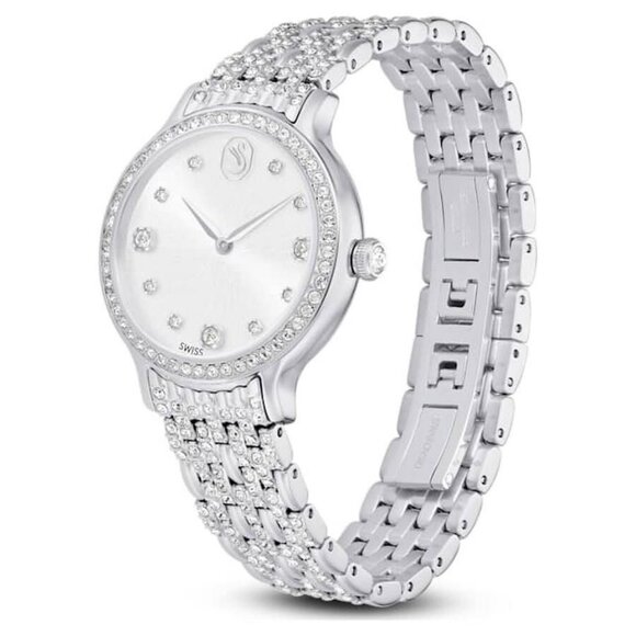 NWT Authentic Swarovski Imber Quartz Crystal Silver Dial Women's Watch - Picture 2 of 3